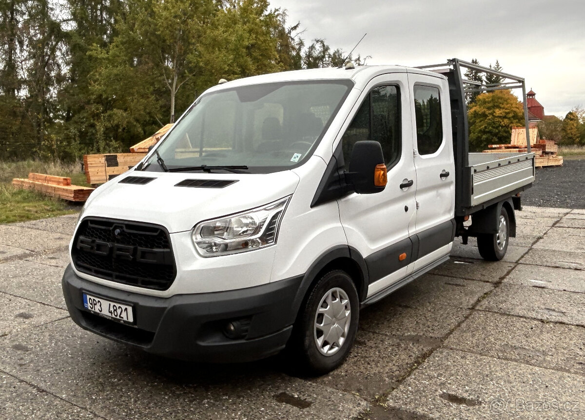Ford Transit DK 350 L3 - valník, 07/2017, DPH, TOP stav - 3