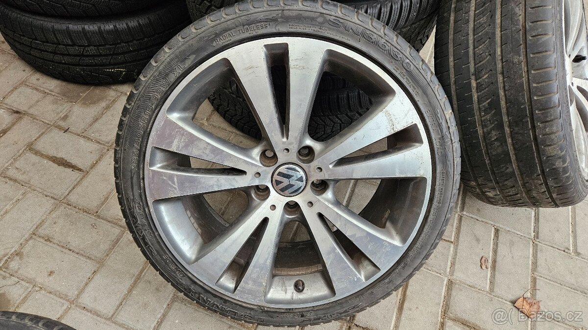 Sada Alu 5x112 R18 Volkswagen NA OPRAVU - 3