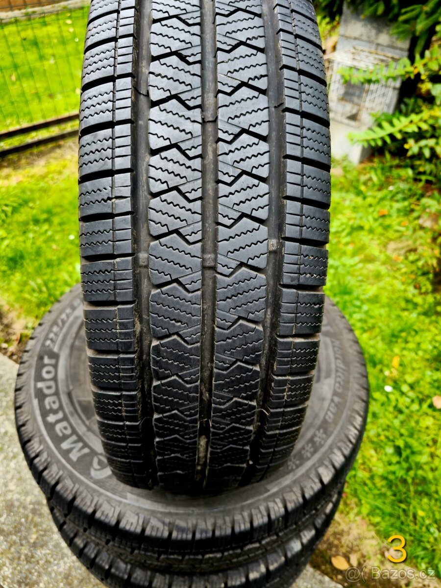 Sada 4 zim. pneu na karavan-dodávky. Matador Nordicca Van - 3