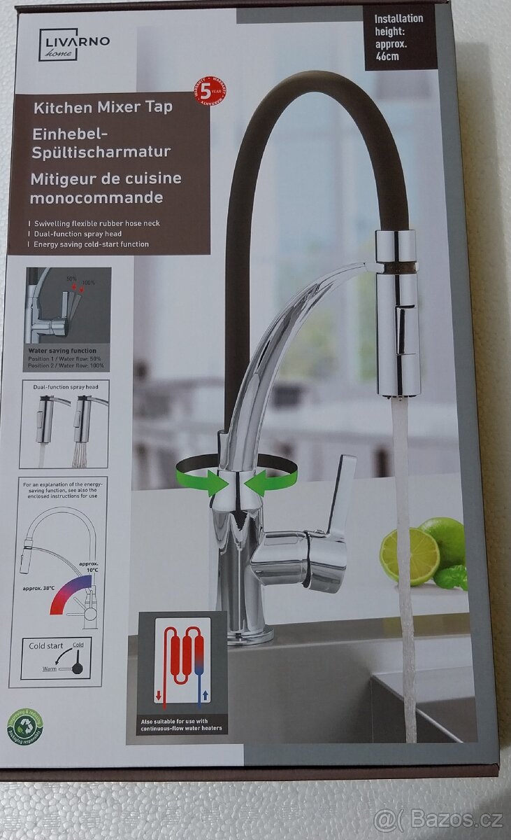 Kuchinska baterie, možnost montáže - 3