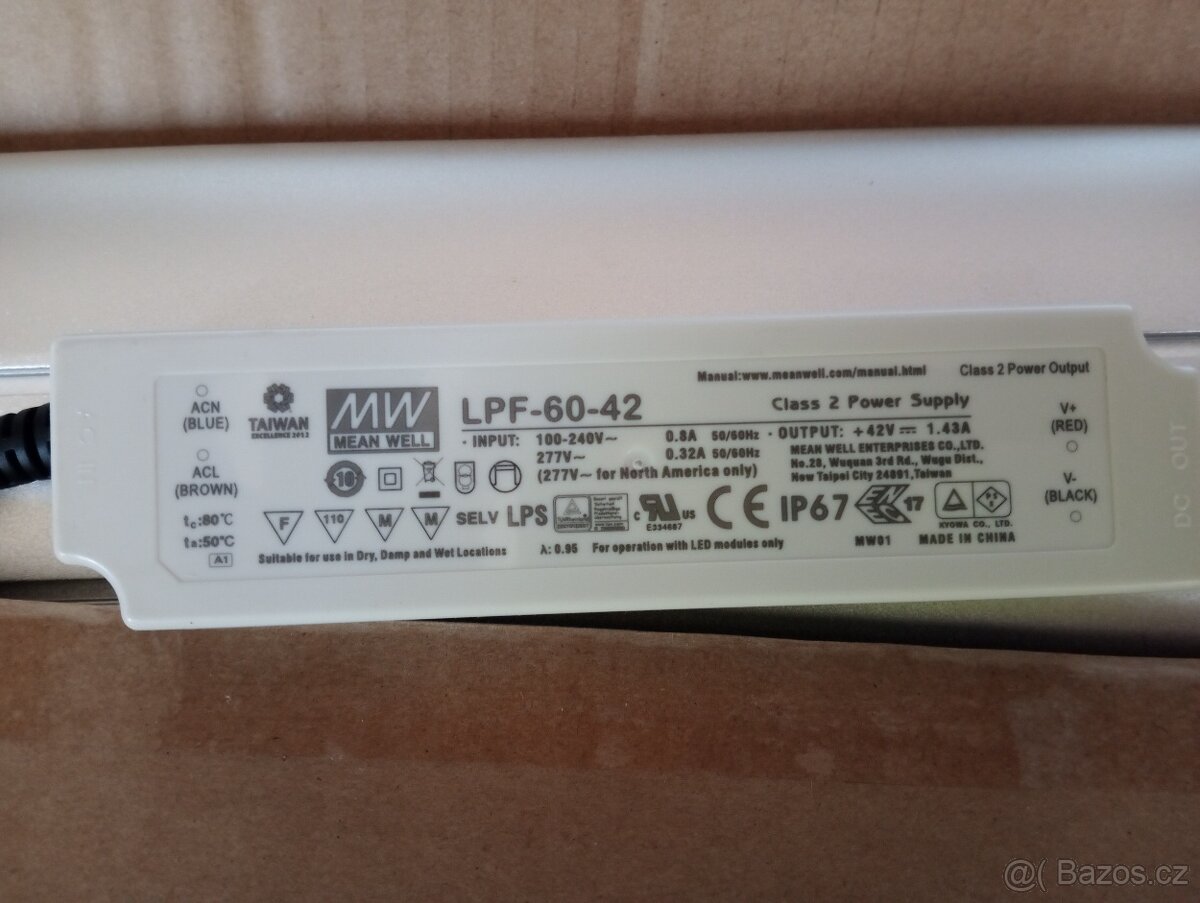 Led světlo/panel do dílny 60W - 3