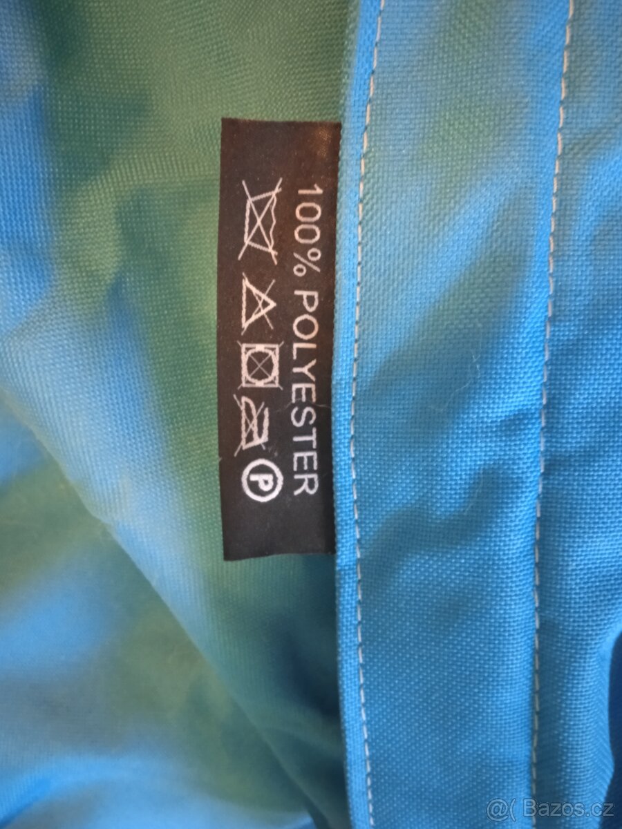 Sedací vak Standard 144×180 cm, zelený a modrý - 3