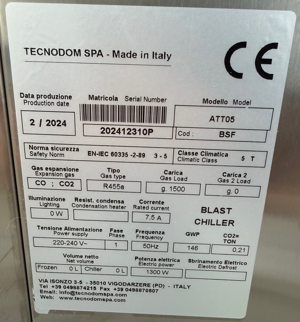 Šoker Tecnodom 5x GN1/1 - 3