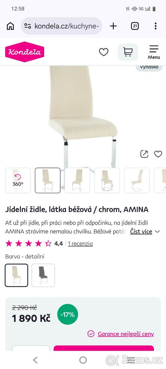 Jídelní židle 6ks - 3