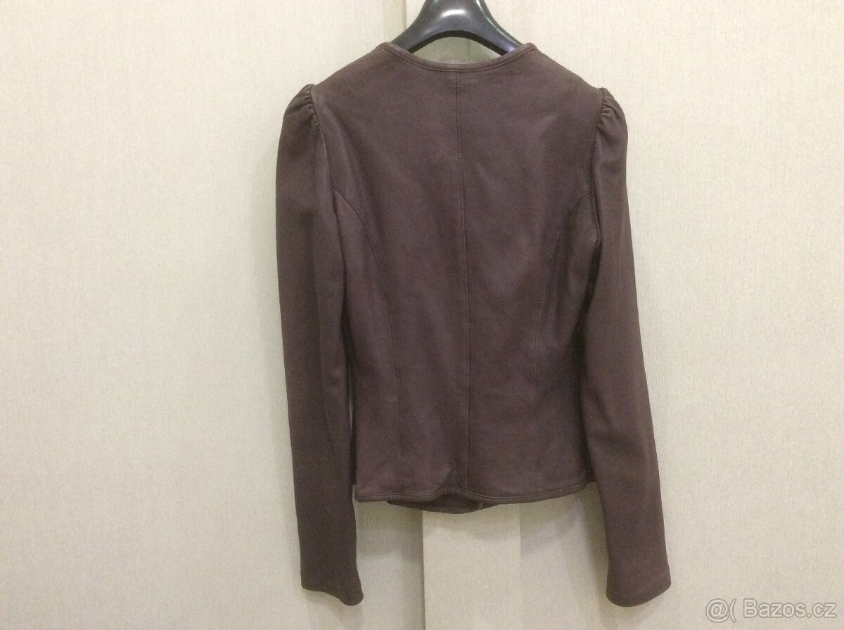 Krátká bunda Gold Case z přírodní kůže,100% authentic - 3