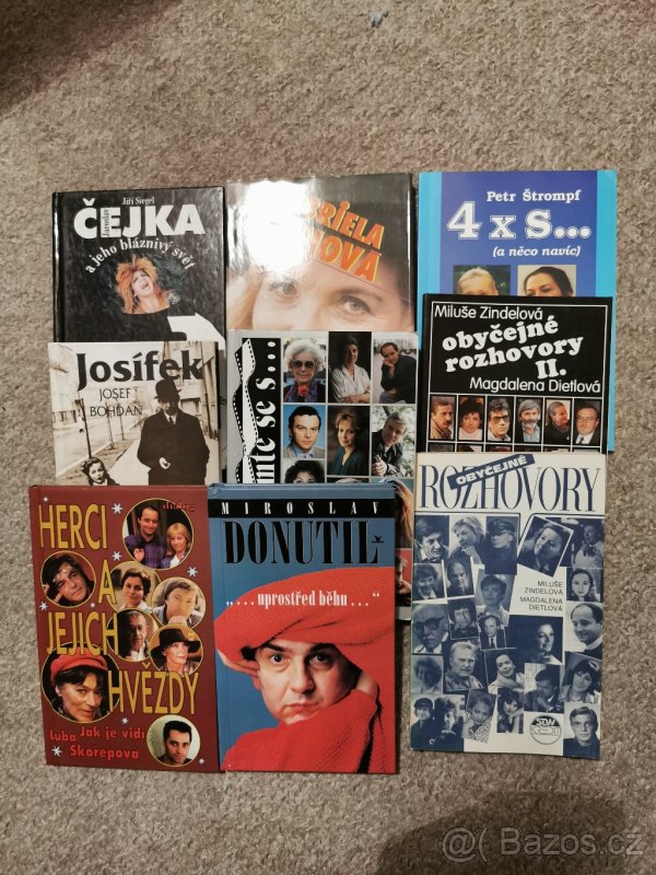 Biografie konvolut - Čejka, Donutil, Lir, Diana, Hepburn - 3