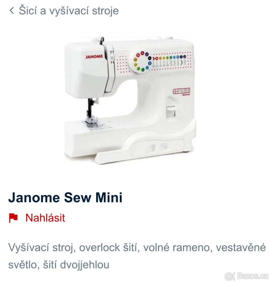 JANOME - dětský šicí stroj - 3
