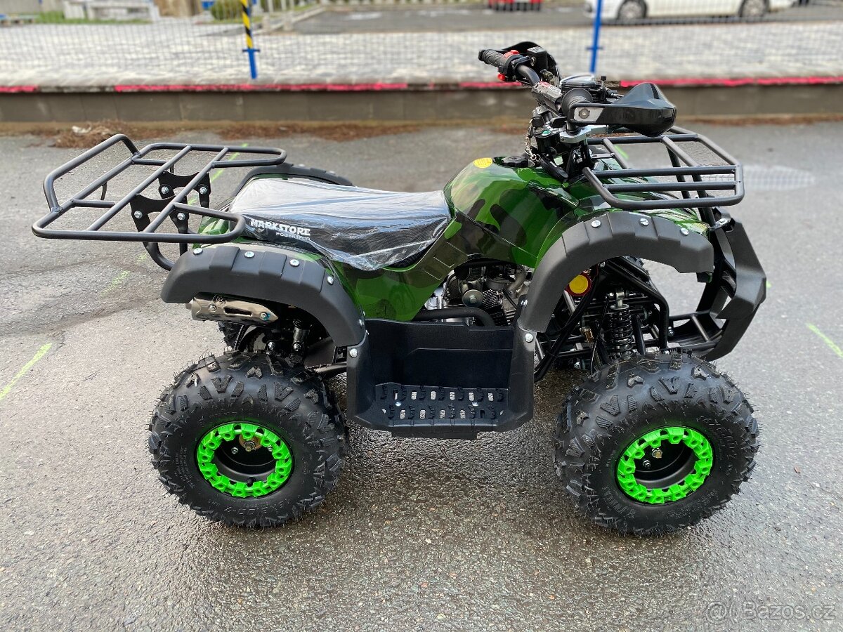 Dětská čtyřkolka Toronto 2025 125cc Deluxe - zelený maskáč - 3