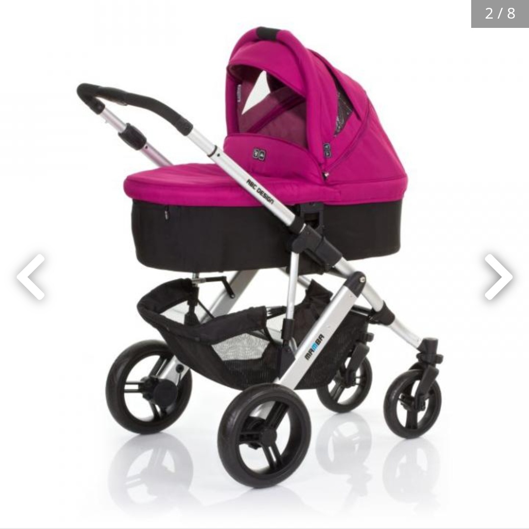 ABC Design Mamba 2 sady,růžová +černá - 3