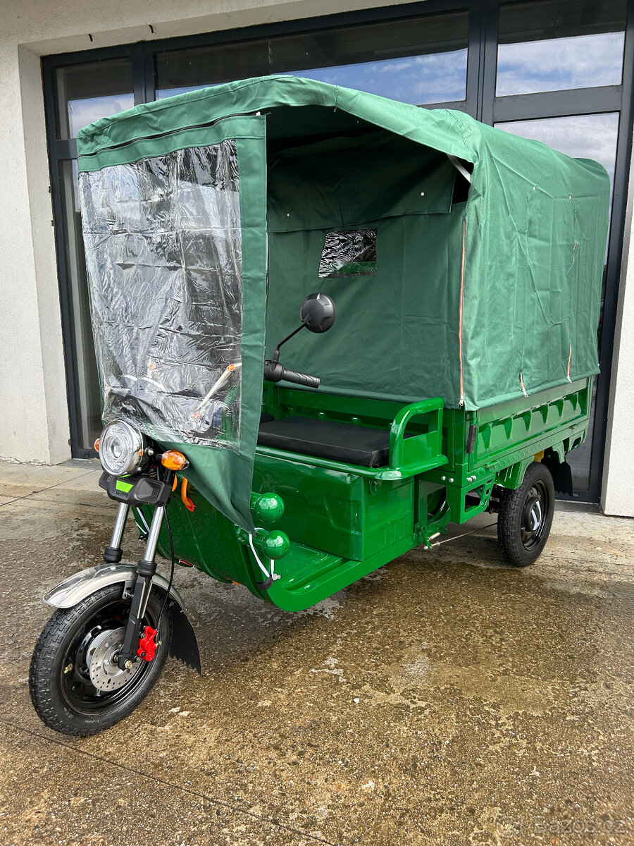 Pracovní elektro tříkolka RIKŠA 1000W COC - 3