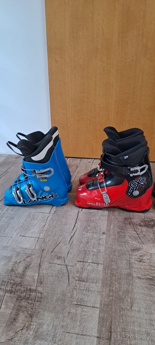 Dětské lyže 110,120,130cm, lyžáky - 3