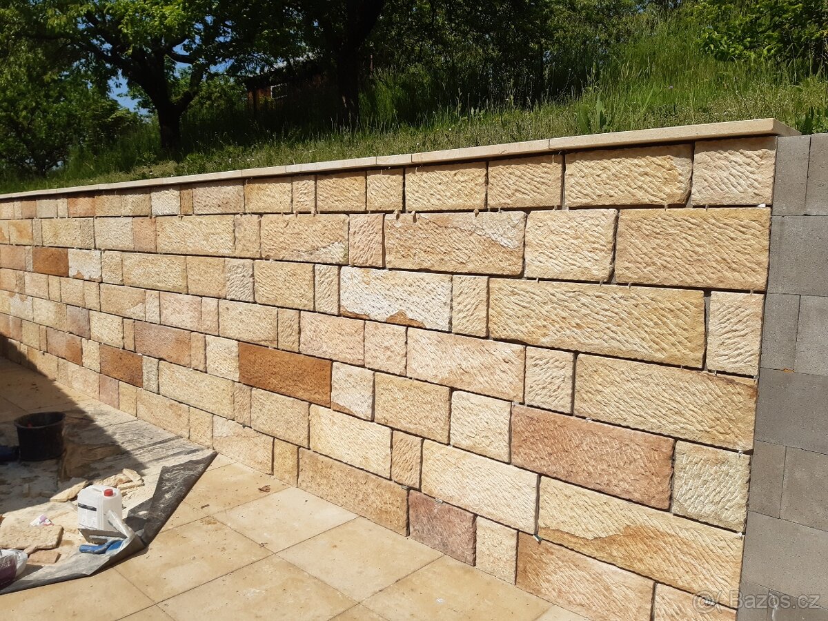 Piskovec, pískovcový obklad - 3