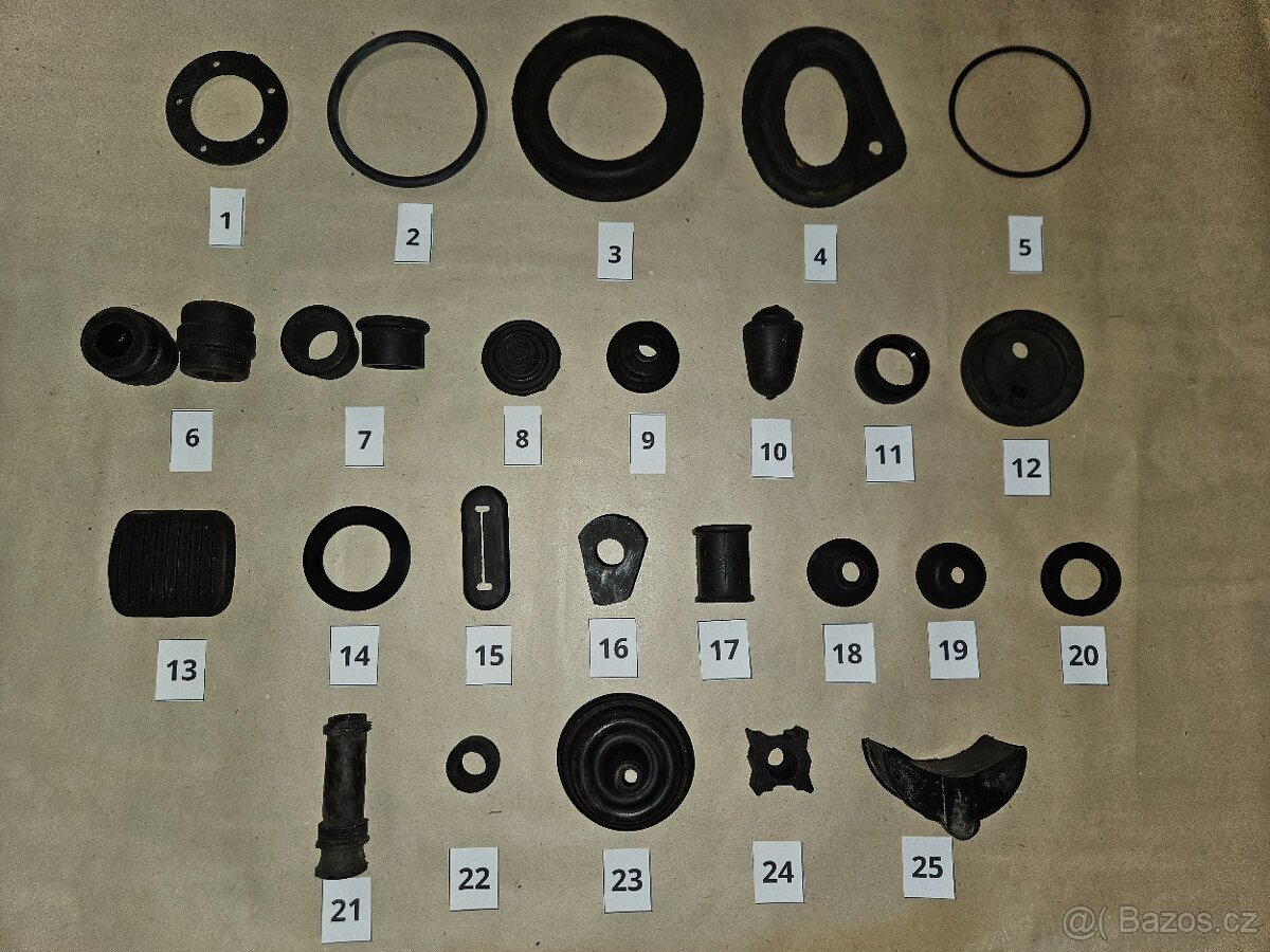 Díly na vůz Škoda 1000 MB - 3