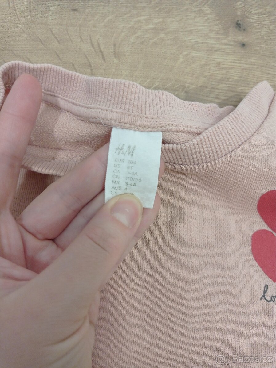 Mikina se srdíčky 104 HM - 3
