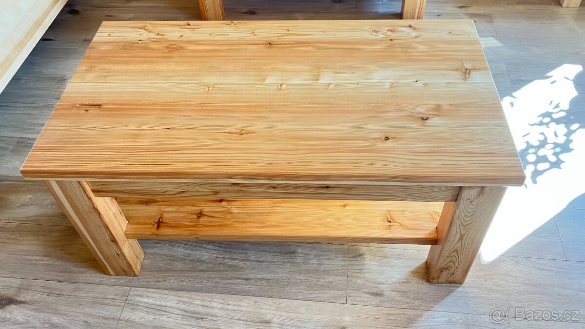 Modřínový konferenční stolek Andromeda II - 3
