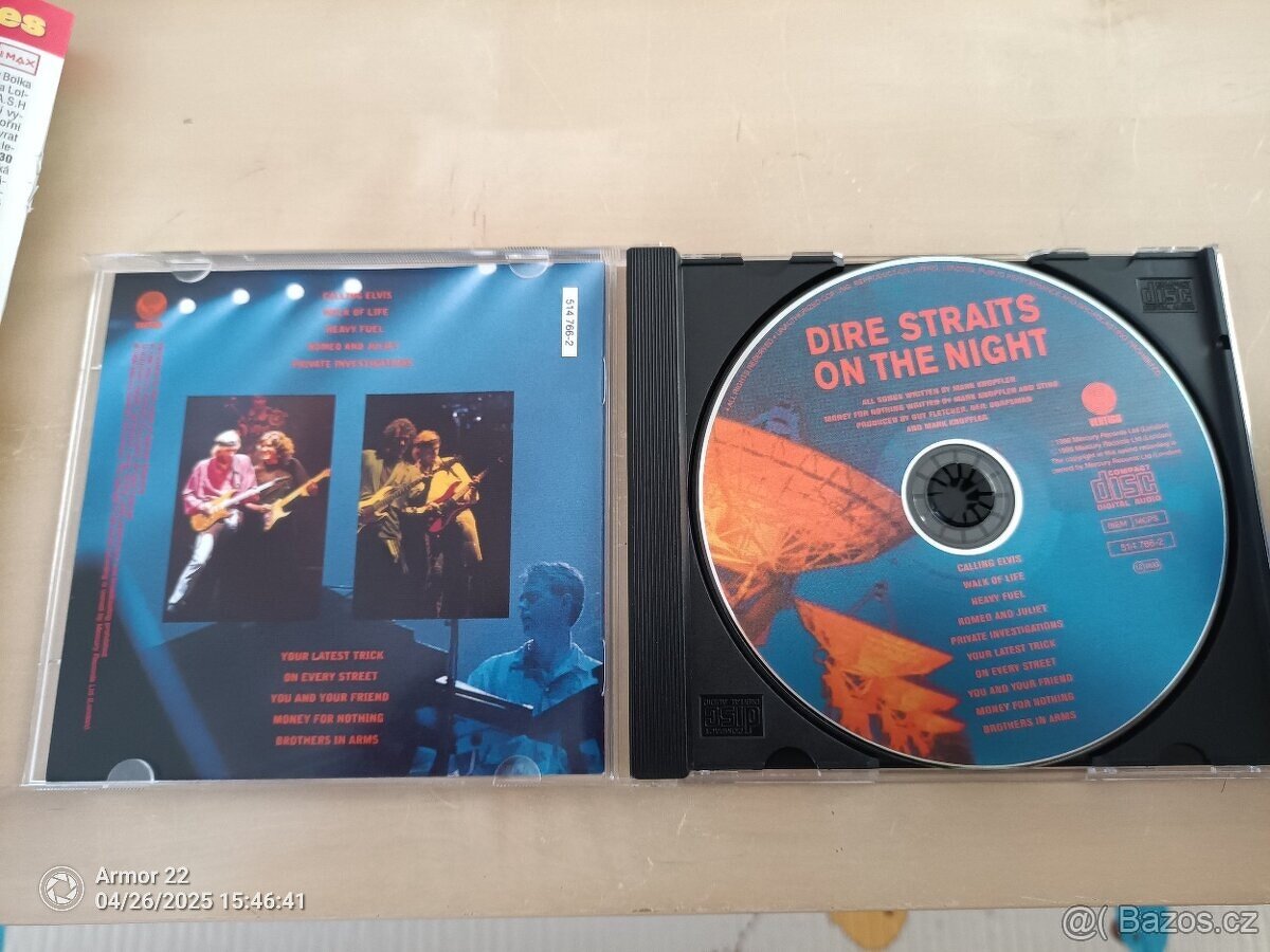 Cd Dire Streits On the night - 3