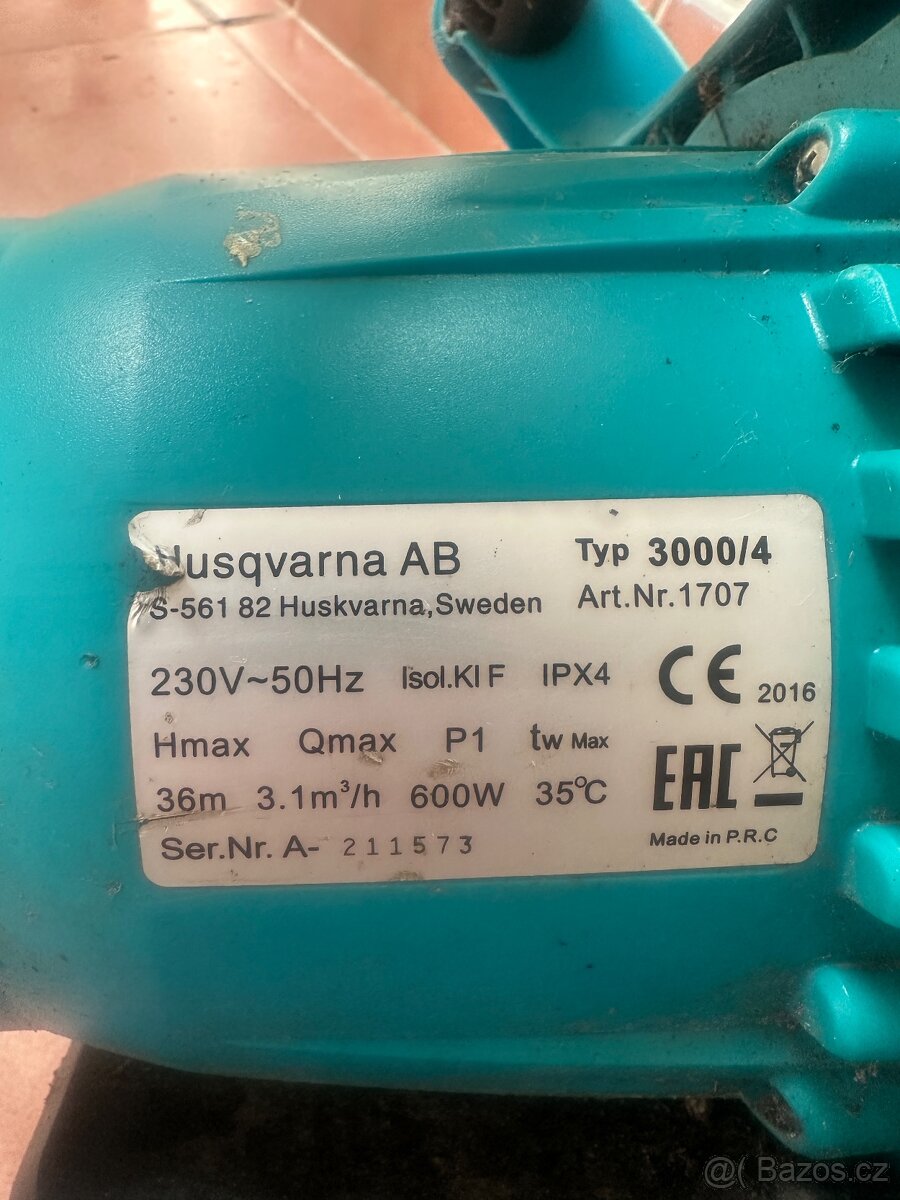 GARDENA - zahradní čerpadlo 3000/4 - 3