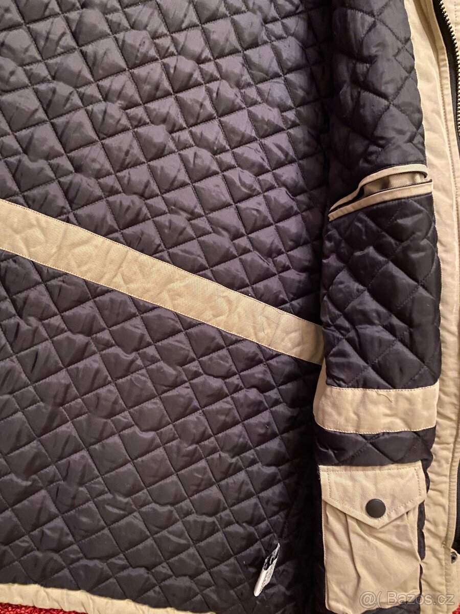 Pánská zimní delší bunda párka vel. L - 3