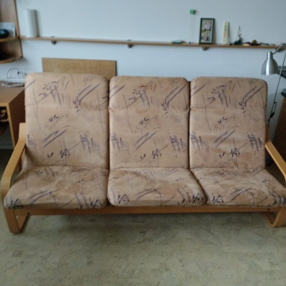 Rozkládací sedačka a polohovací křeslo s podnožníkem - 3