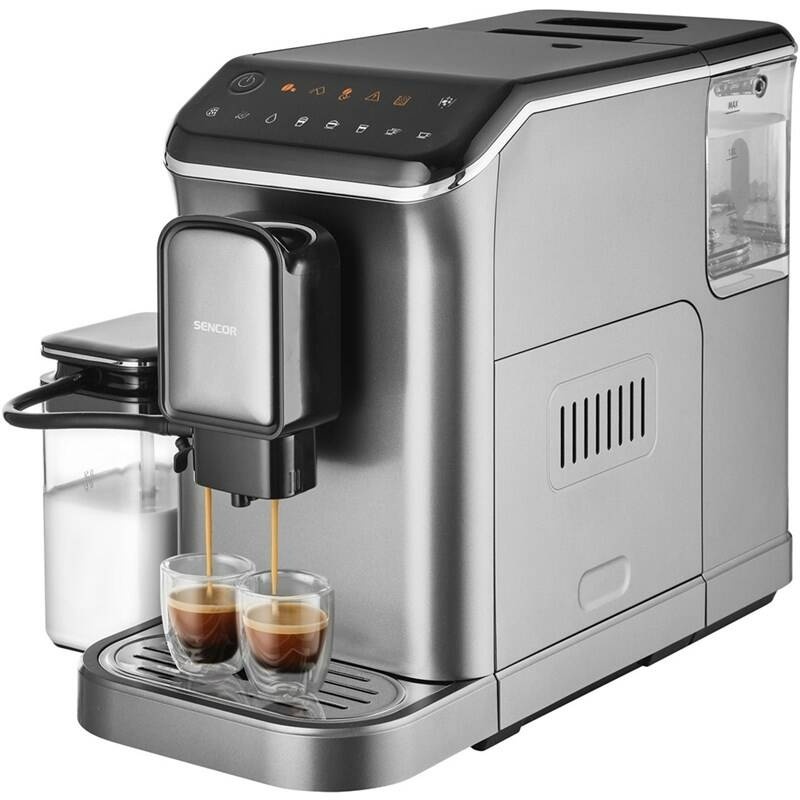 Espresso Sencor SES 8000BK stříbrné - 3