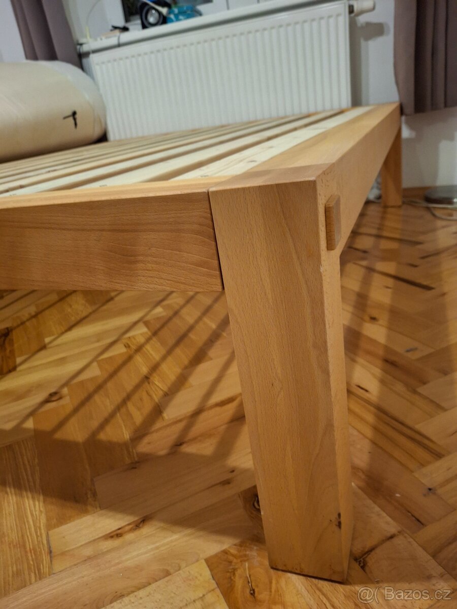 Postel masivni japonska bukova 180×200cm - 3