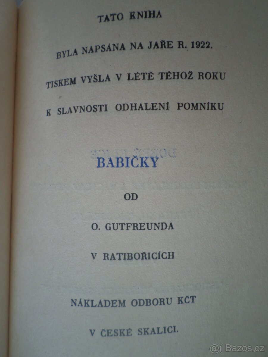 Božena Němcová / Babička / Pohádky - 3