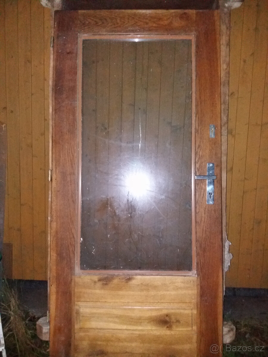 vstupní, venkovní, vchodové dveře dub - 3