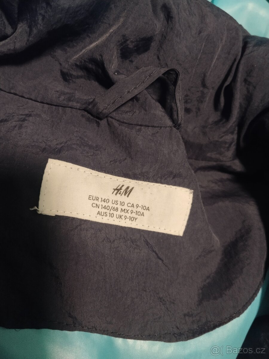 Chlapecká bunda/parkaH&M vel 140/146 - 3