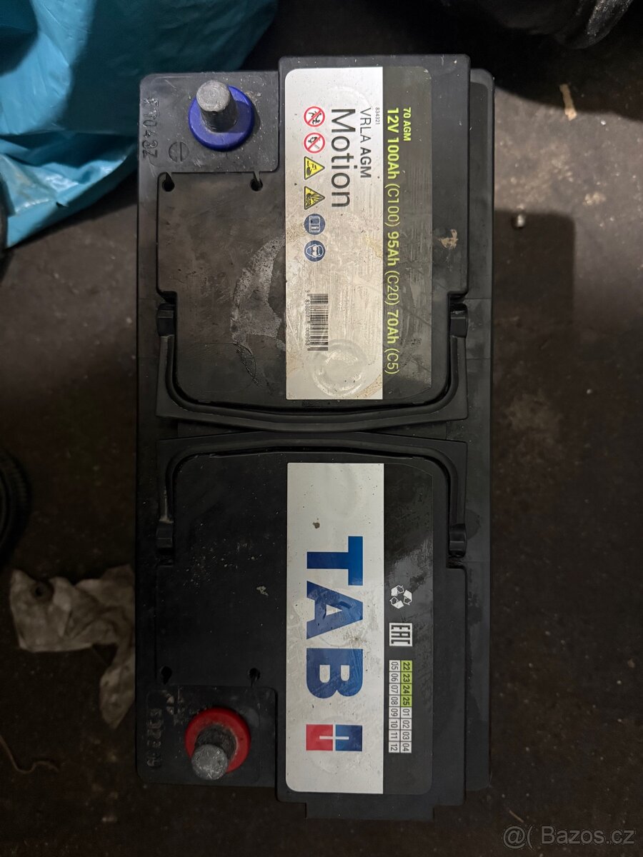 Autobaterie AGM 100AH 12V - 3