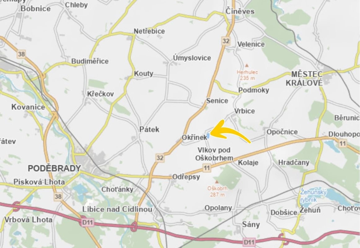 Prodej podílu 5/42 pole 2 809 m², Okřínek - 3