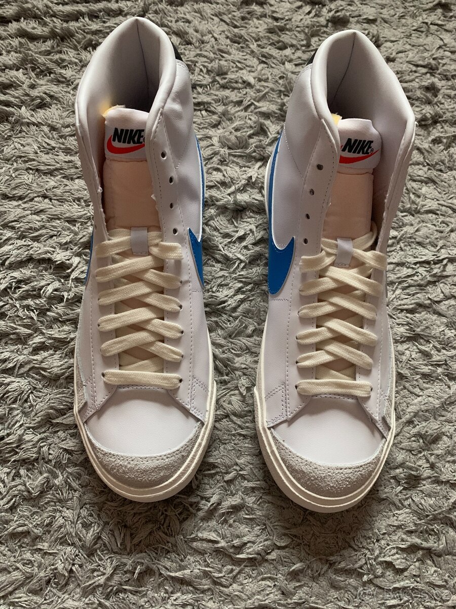 Nike Blazer Mid 77 White/Blue/Black - 3