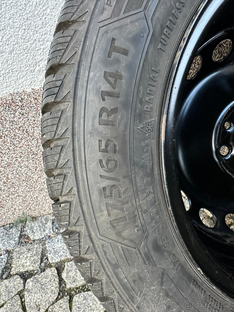 zimní kola Barum 175/65 R14 (4x98) (1500 km) - 3