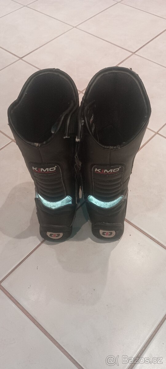 Prodám dětské motorkářské boty Kimo - 3