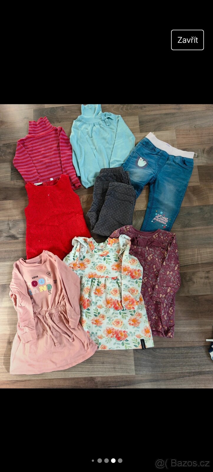 Balík oblečení holka 98/104 - 3