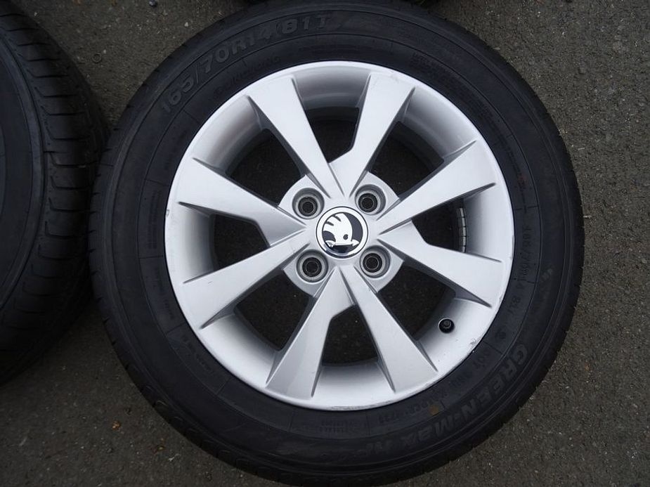 Alu disky Škoda Citigo, 14", 5x112,ET 35, letní sada - 3