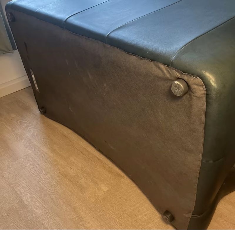 Pohovka, sedačka - dvoudílná, kožená - 3