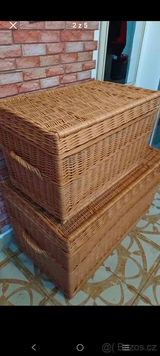 Proutěné truhly nové - 3