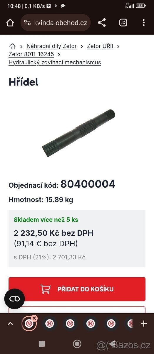 Zbylé díly Zetor Crystal - 3