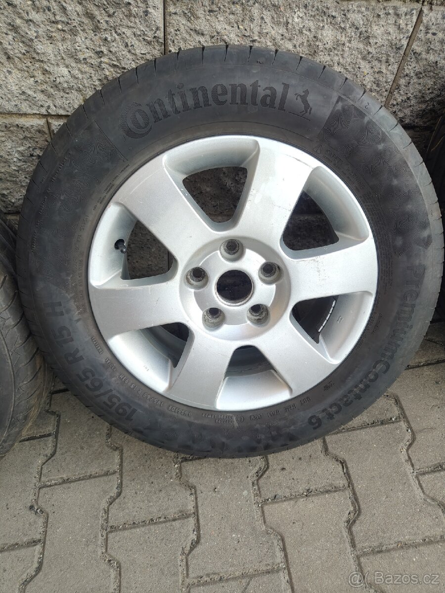 ALU disky originál Škoda 5x112 r15 (sada č.2) - 3