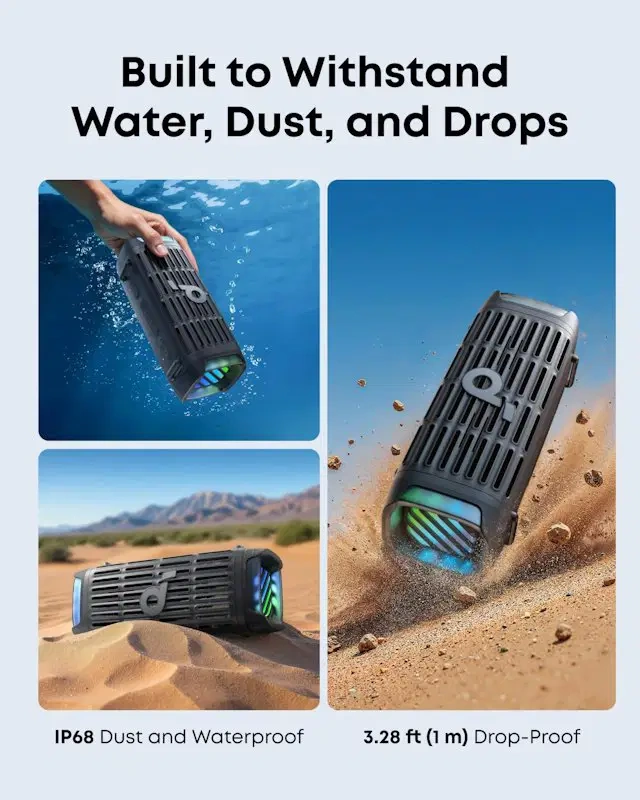 Anker Soundcore Boom 3i černý nový - 3