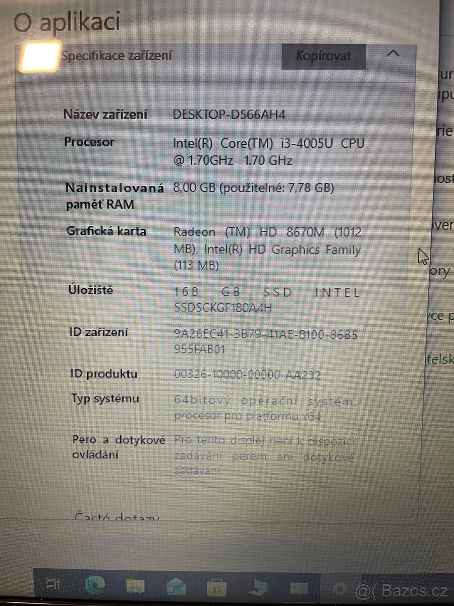 Notebook HP Pavilion 15 - 3