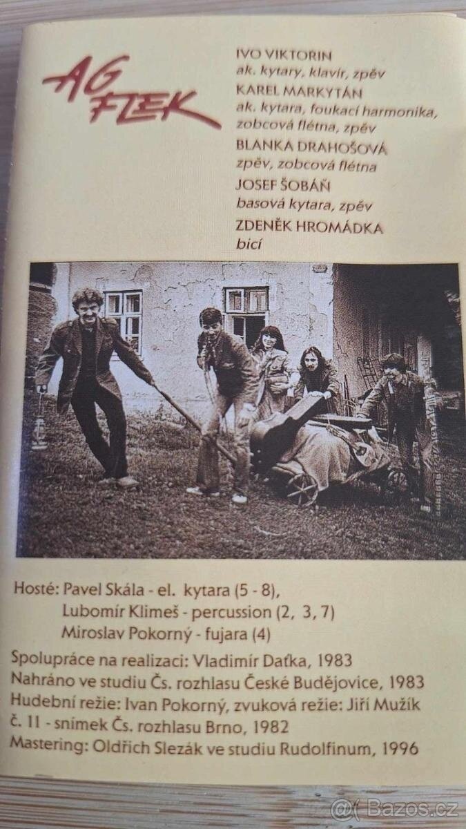 AG FLEK - BLÁZNI UMÍRAJÍ NADVAKRÁT, MC 1996 - 3