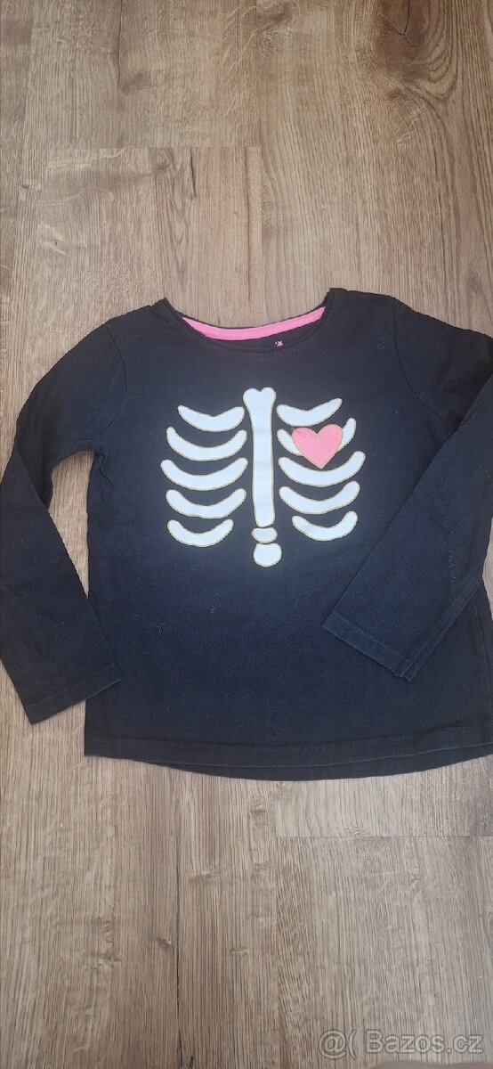 Dívčí trička s dlouhým rukávem, svetřík, mikina - 3