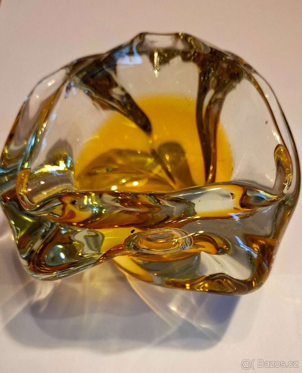 Popelník (miska) z hutního skla - 3