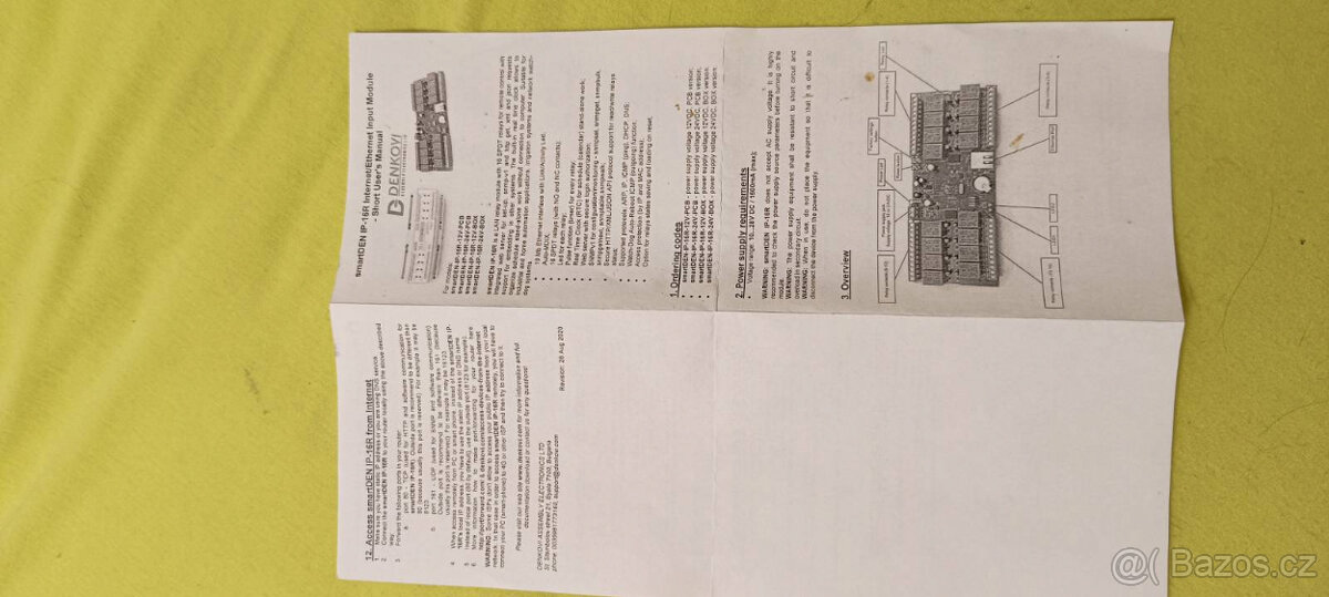 LAN reléový modul - ovládejte 16 relé třeba pro rolety - 3