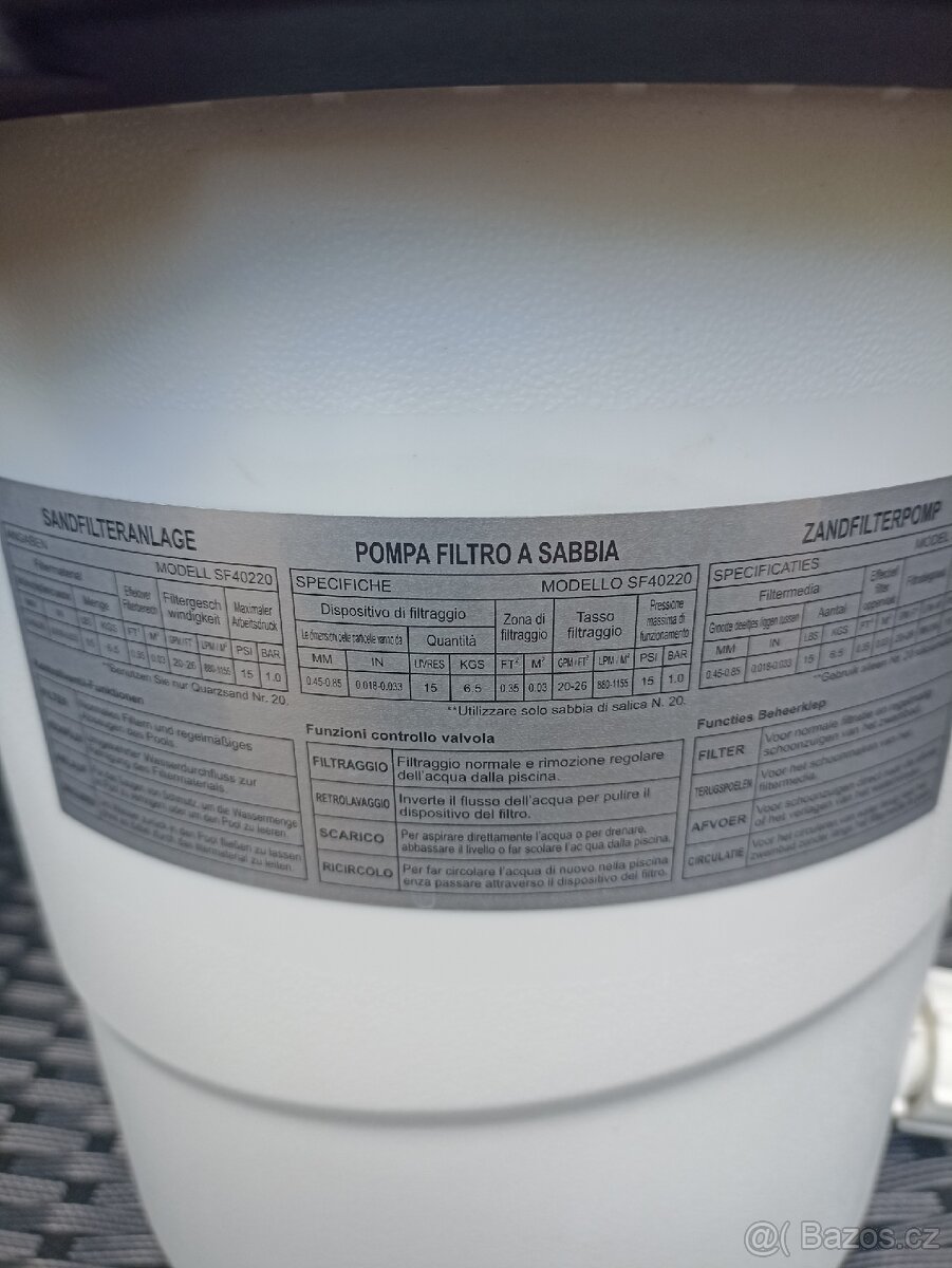 Písková filtrace - 3