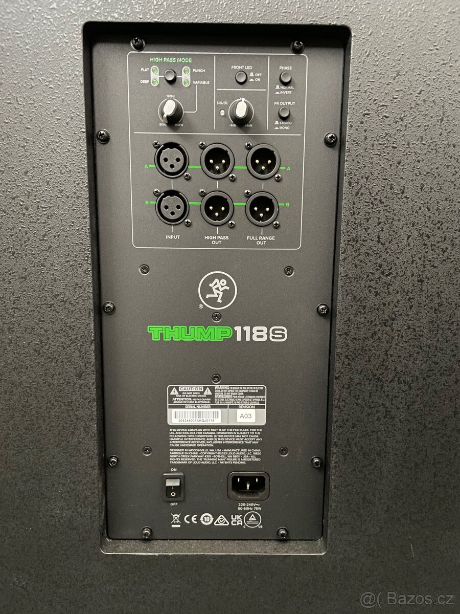 Mackie Thump 118S, zánovní aktivní subwoofer - 3