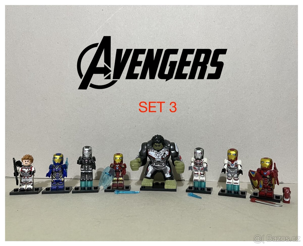 Figúrky Superhrdinovia (8ks) typ lego 2 - nové - 3