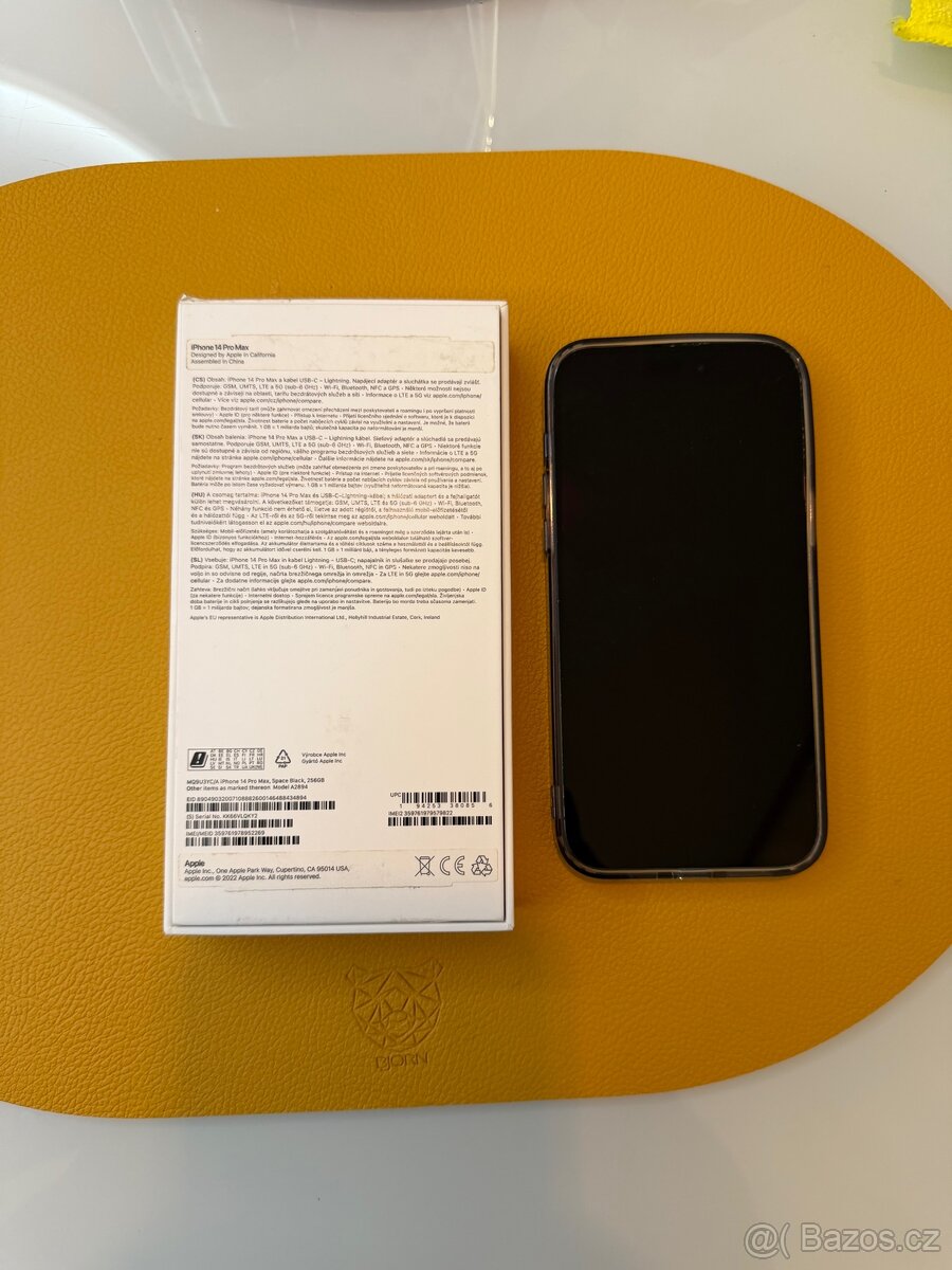Prodám Apple iPhone 14 Pro Max 256GB v space black barvě - 3