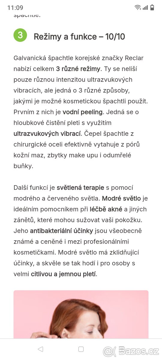 Reclar ultrazvuková špachtle - 3